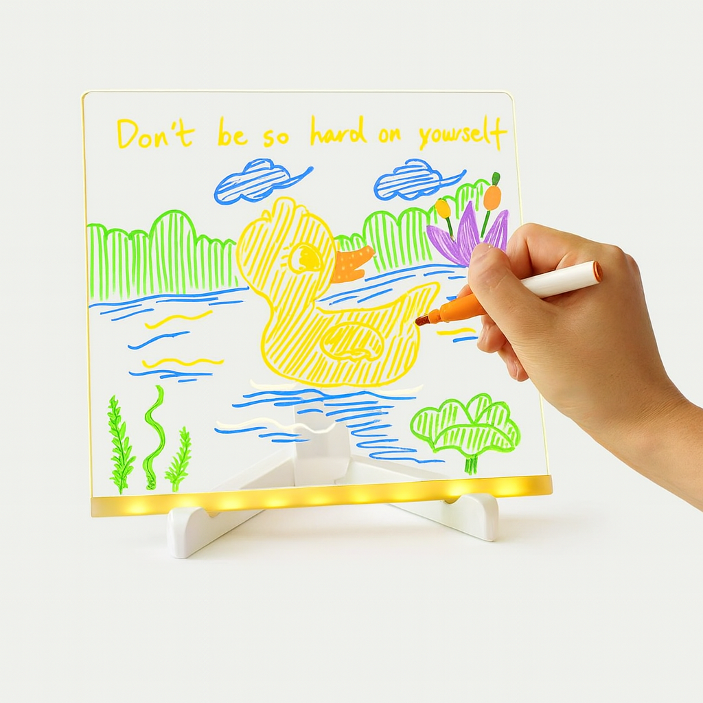 Bloc-notes LED avec couleurs