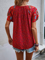 Women's Kataleya Boho Blouse, Long-Sleeved, Flowy, Versatile, Autumnal