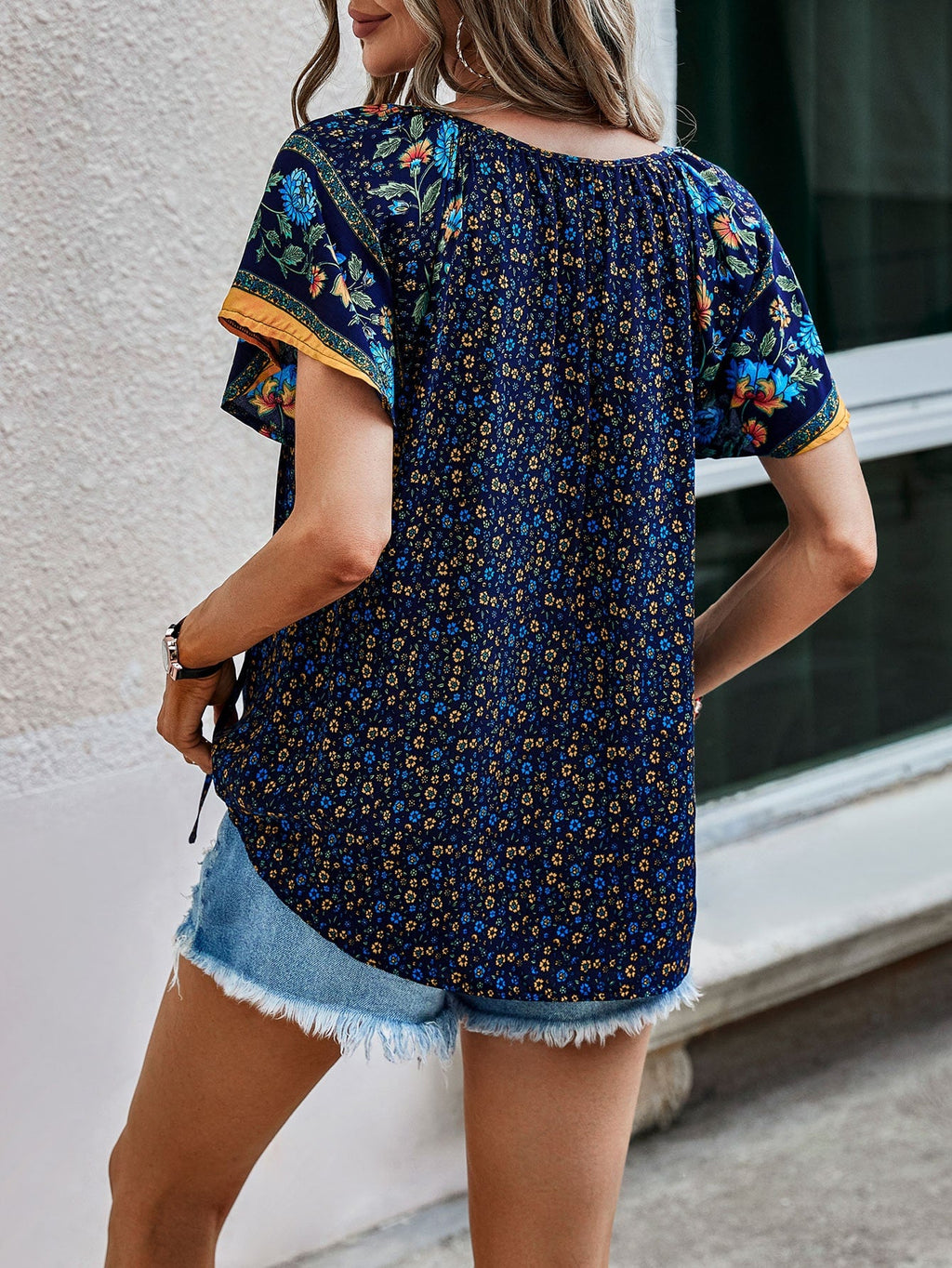 Women's Kataleya Boho Blouse, Long-Sleeved, Flowy, Versatile, Autumnal