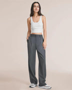 Celin | Women's High-Waisted Summer Trousers, Comfortable Wide Leg