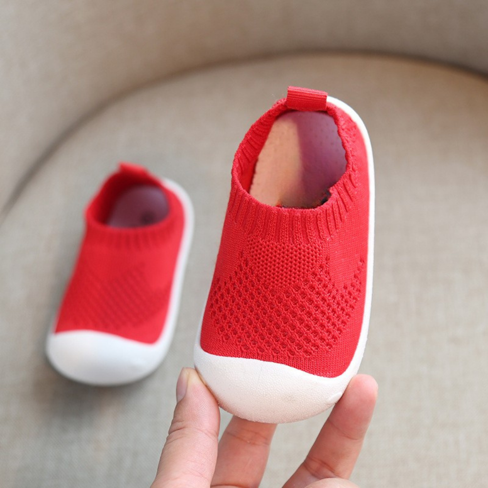 Chaussures à enfiler pour bébé et enfant | semelle souple respirante et antidérapante