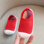 Chaussures à enfiler pour bébé et enfant | semelle souple respirante et antidérapante