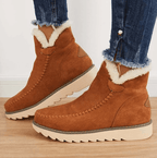 Bottes d'hiver pour dames super confortables et chaudes - antidérapantes et avec doublure douce