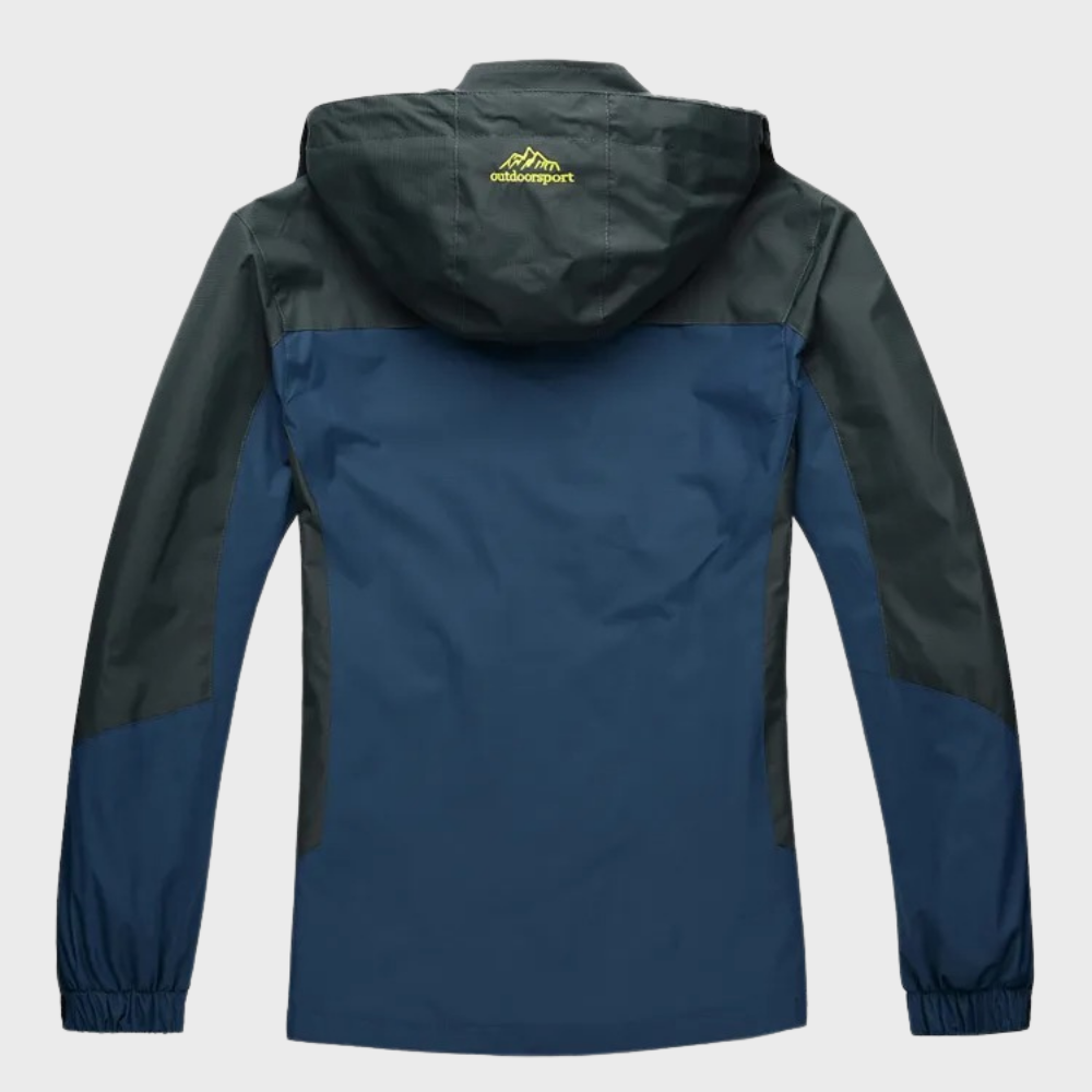 Veste d'extérieur Softshell pour hommes avec capuche, membrane coupe-vent, finition déperlante et doublure chaude pour l'automne
