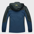 Veste d'extérieur Softshell pour hommes avec capuche, membrane coupe-vent, finition déperlante et doublure chaude pour l'automne