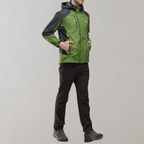Veste d'extérieur Softshell pour hommes avec capuche, membrane coupe-vent, finition déperlante et doublure chaude pour l'automne
