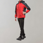 Veste d'extérieur Softshell pour hommes avec capuche, membrane coupe-vent, finition déperlante et doublure chaude pour l'automne