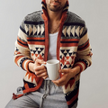 Men's Classic Knitted Zip-Up Cardigan