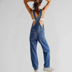 Valeria - Combinaison d'été en denim tendance pour femmes