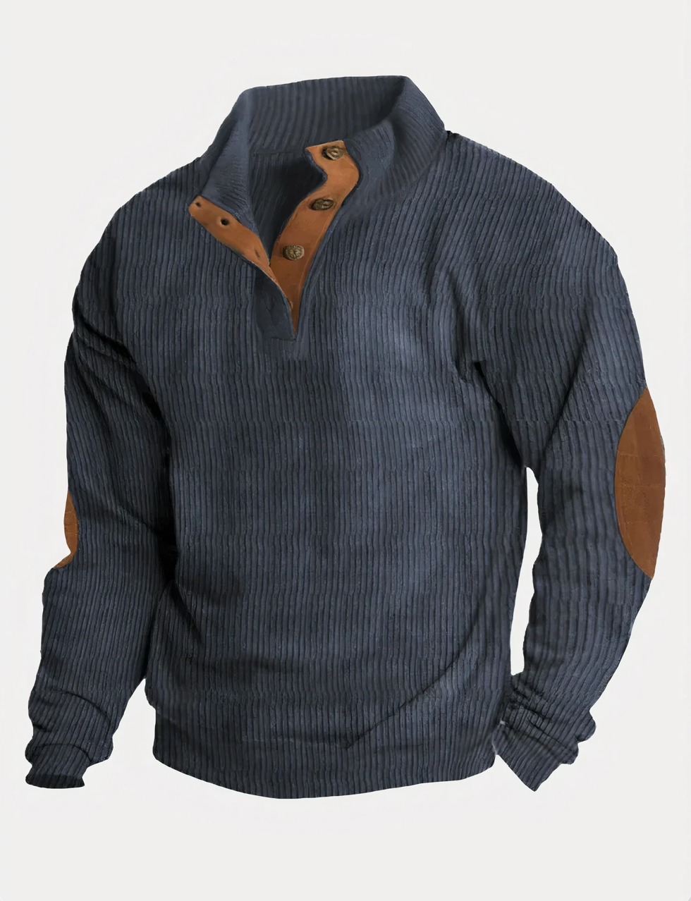 Classique | Pull tricoté pour hommes avec motif côtelé - Édition Automne