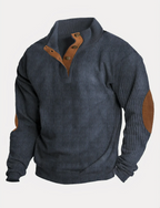 Classique | Pull tricoté pour hommes avec motif côtelé - Édition Automne