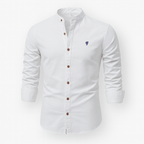 White Men's Linen Shirt