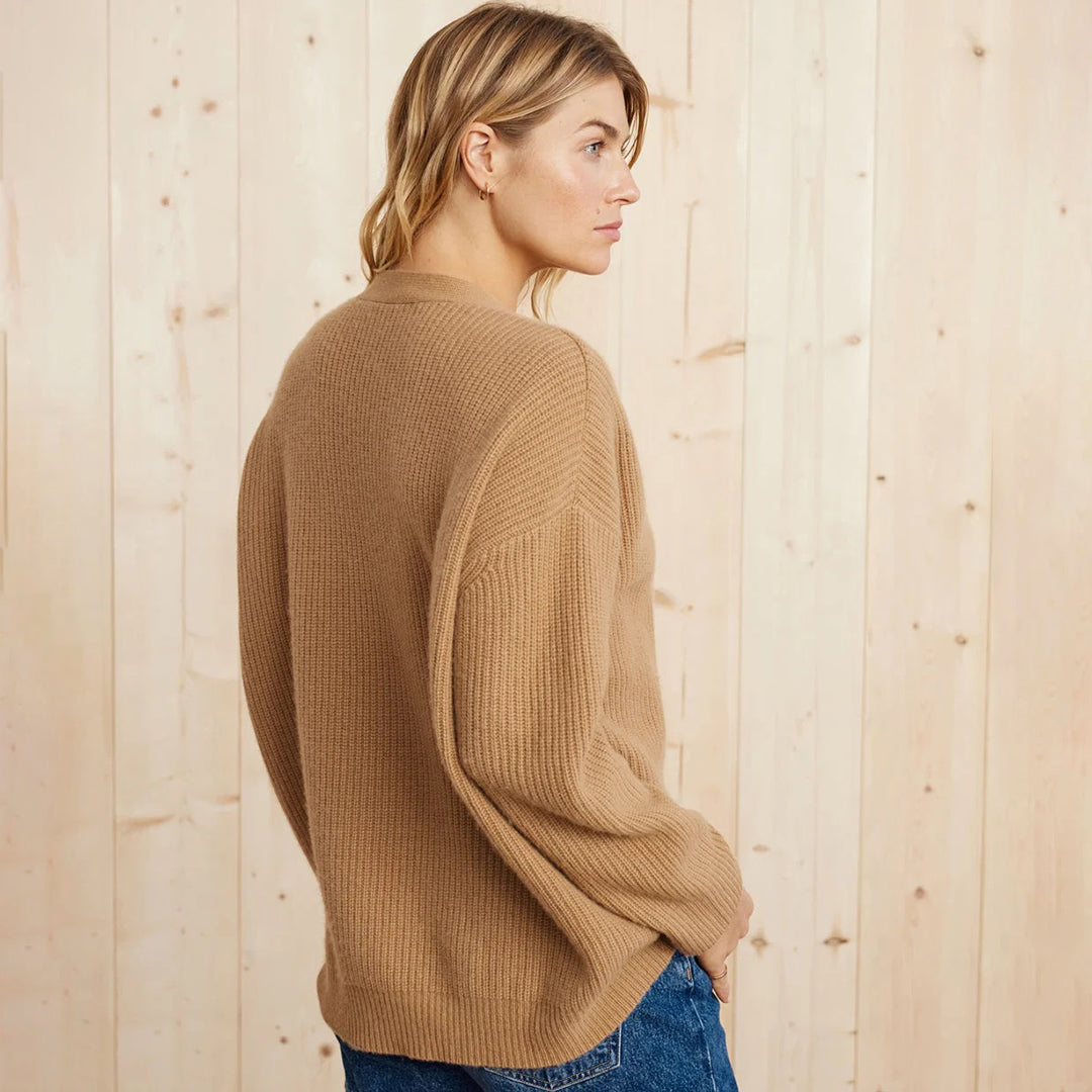 Cardigan surdimensionné automnal