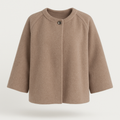 Khaki Faux Cashmere Jacket