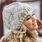Chapeau tricoté doux et à la mode pour les femmes et les hommes