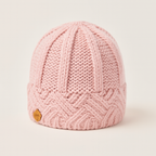 Pink knitted hat