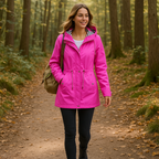 Beatrice | Parka imperméable d'hiver - coupe ajustable avec doublure de capuche rayée et isolation thermique