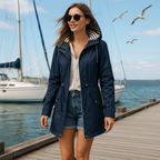Beatrice | Parka imperméable d'hiver - coupe ajustable avec doublure de capuche rayée et isolation thermique