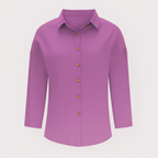 Pink Long Sleeves Button Shirt