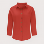 Red Long Sleeves Button Shirt