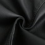 Women's Stand-Up Collar Leather Jacket - Autumn Edition