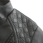 Women's Stand-Up Collar Leather Jacket - Autumn Edition