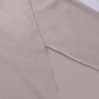 Lange Chiffon & Satijnen Jurk met Pailletten en Elegante V-Hals