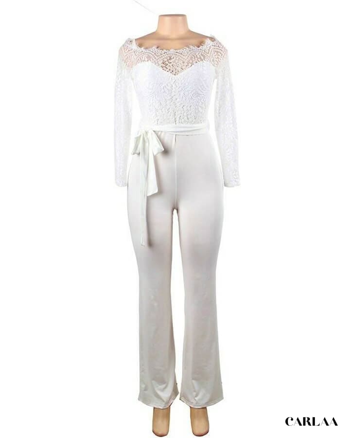 Women's White Jumpsuit