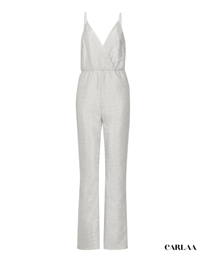 Sparkly Silver Jumpsuit