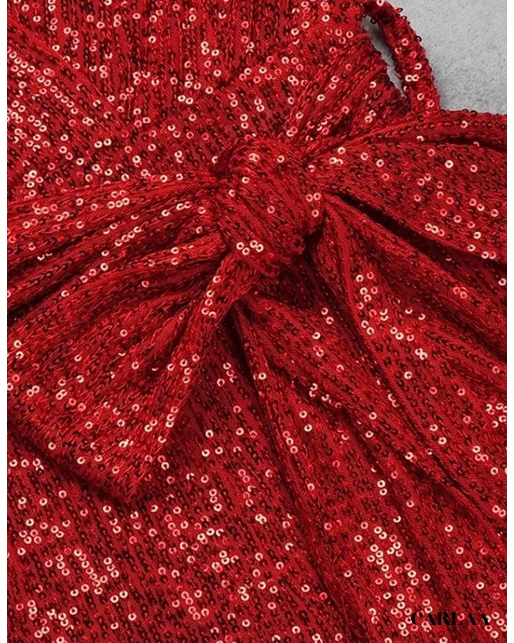 Combinaison Rouge Paillette