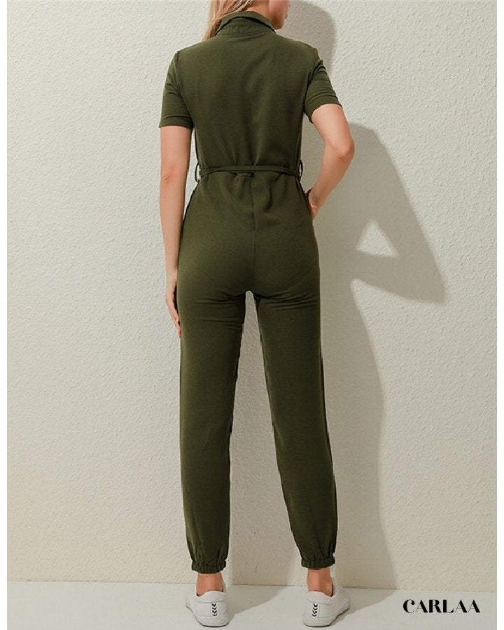 Combinaison Kaki Militaire Femme