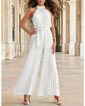 Combinaison pantalon blanche femme
