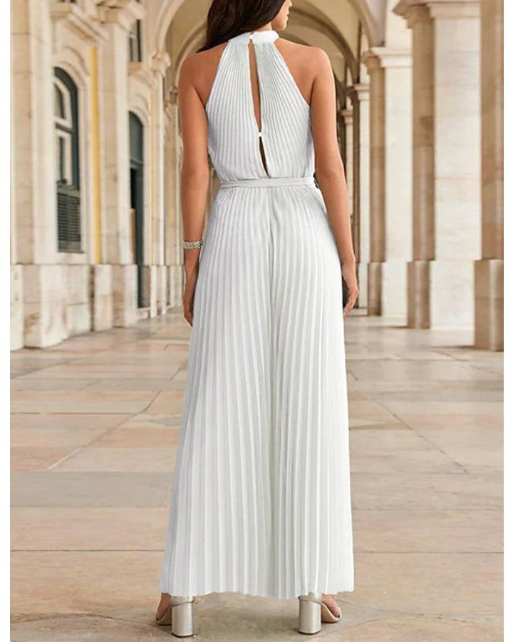 Combinaison pantalon blanche femme