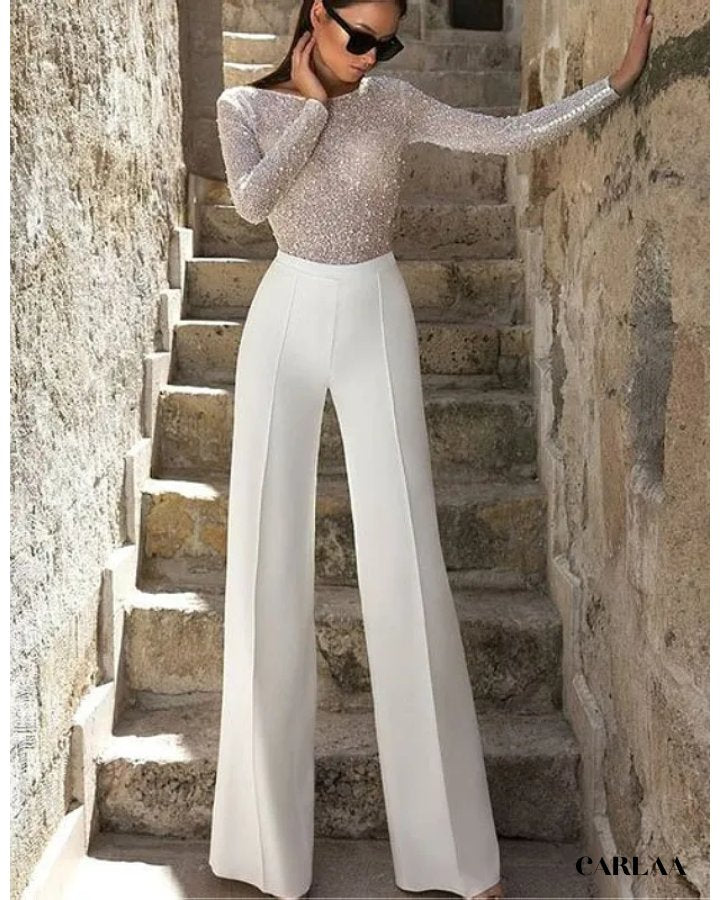 Chic Women's Jumpsuit for Wedding