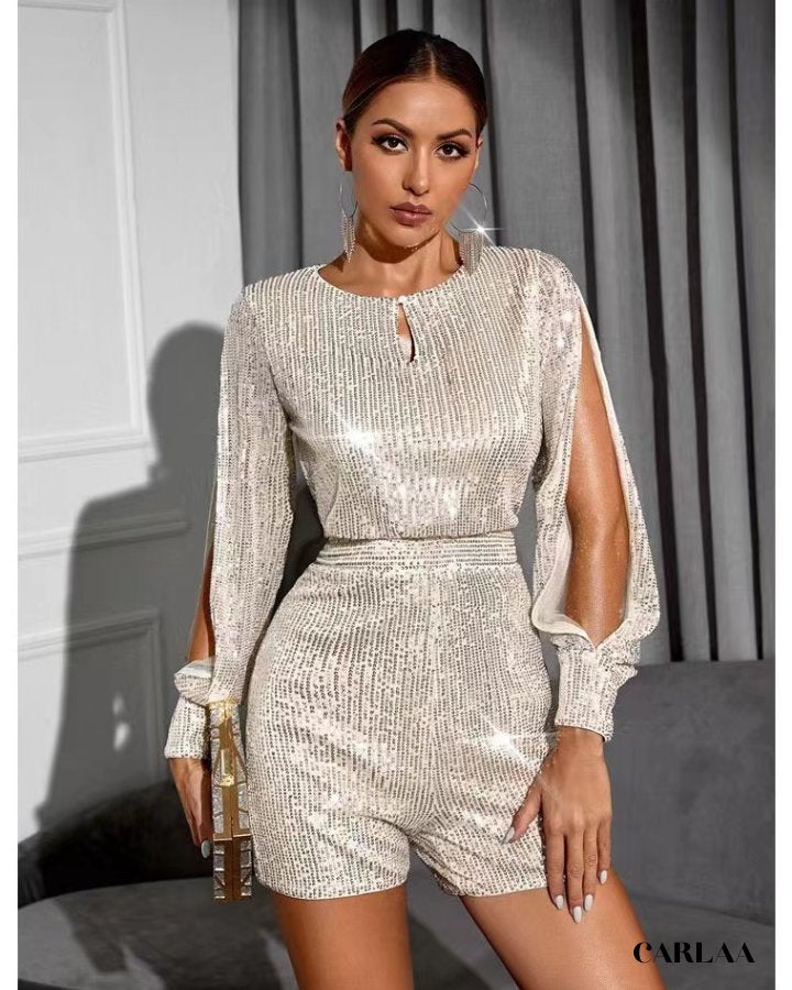Combishort Paillettes