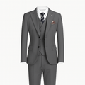 Costume d'invité de mariage 3 pièces slim fit pour homme | Élégant | Collection Automne