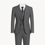 Costume d'invité de mariage 3 pièces slim fit pour homme | Élégant | Collection Automne