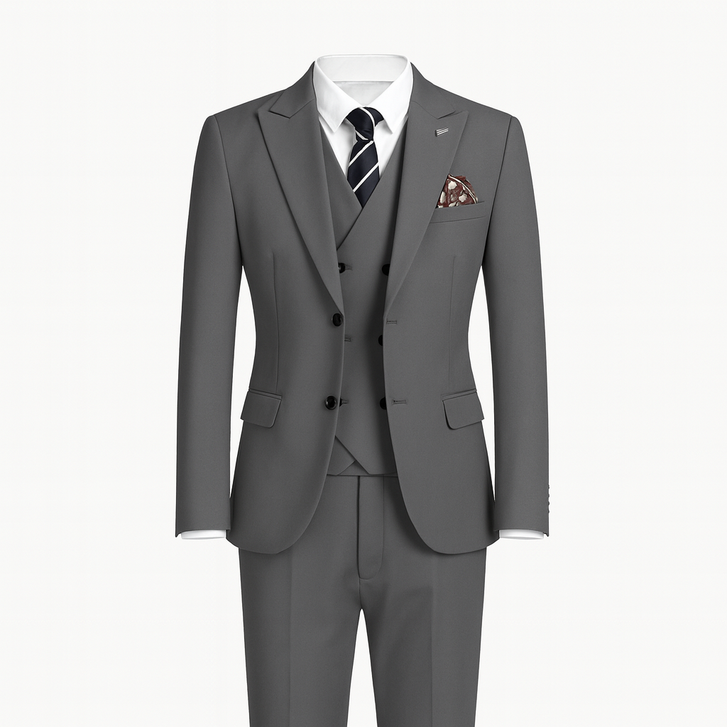 Costume d'invité de mariage 3 pièces slim fit pour homme | Élégant | Collection Automne