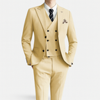 Costume d'invité de mariage 3 pièces slim fit pour homme | Élégant | Collection Automne