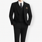 Costume d'invité de mariage 3 pièces slim fit pour homme | Élégant | Collection Automne