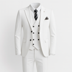 Costume d'invité de mariage 3 pièces slim fit pour homme | Élégant | Collection Automne