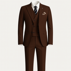 Costume d'invité de mariage 3 pièces slim fit pour homme | Élégant | Collection Automne