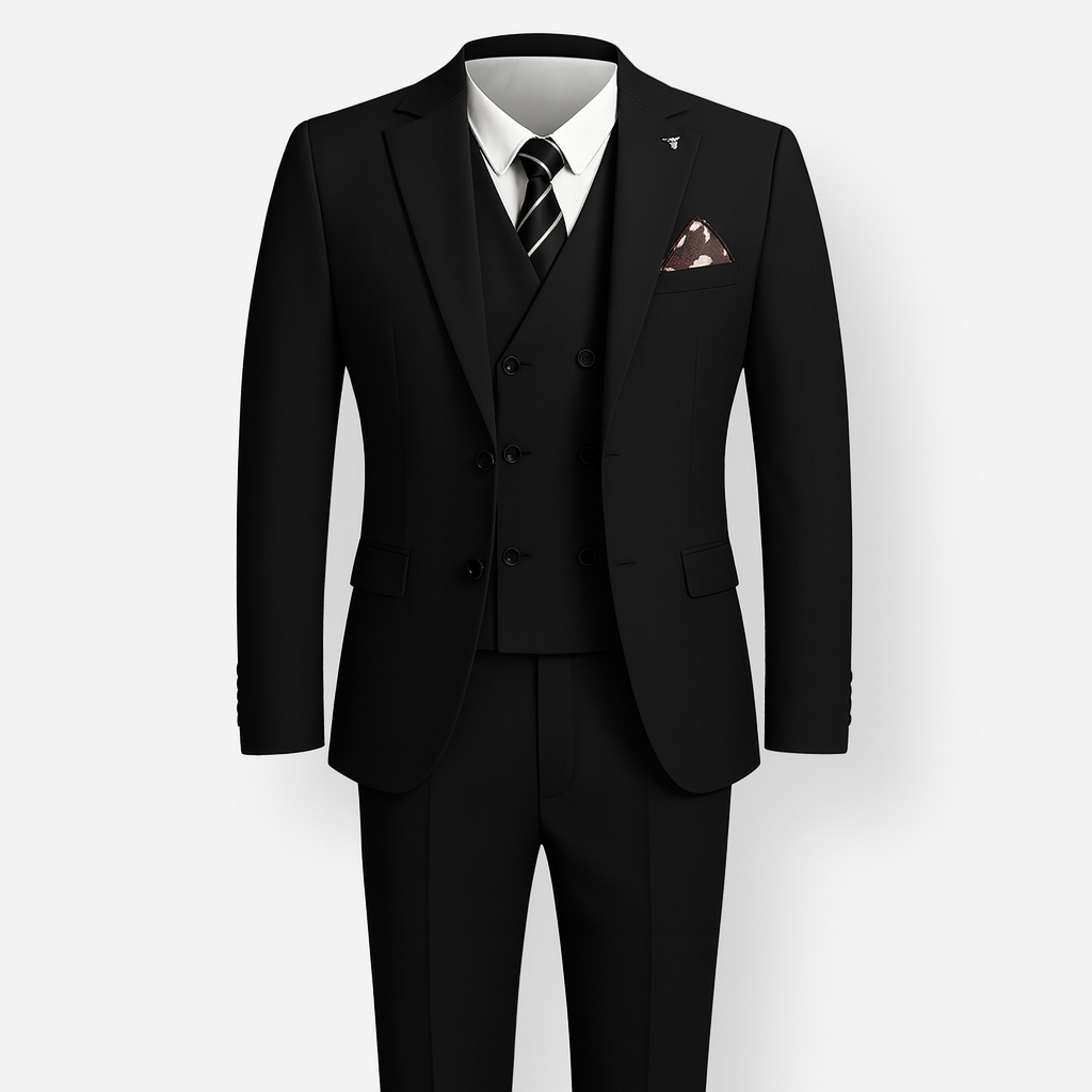 Costume d'invité de mariage 3 pièces slim fit pour homme | Élégant | Collection Automne