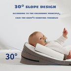 Oreiller Hypoallergénique pour Bébé | Confort et Sécurité pour le Sommeil sur le Côté
