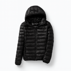 Black Women's Hooded Down Jacket
