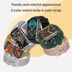 Smartwatch Écran incurvé Moniteur de glycémie ECG Fréquence cardiaque Fitness Tracker