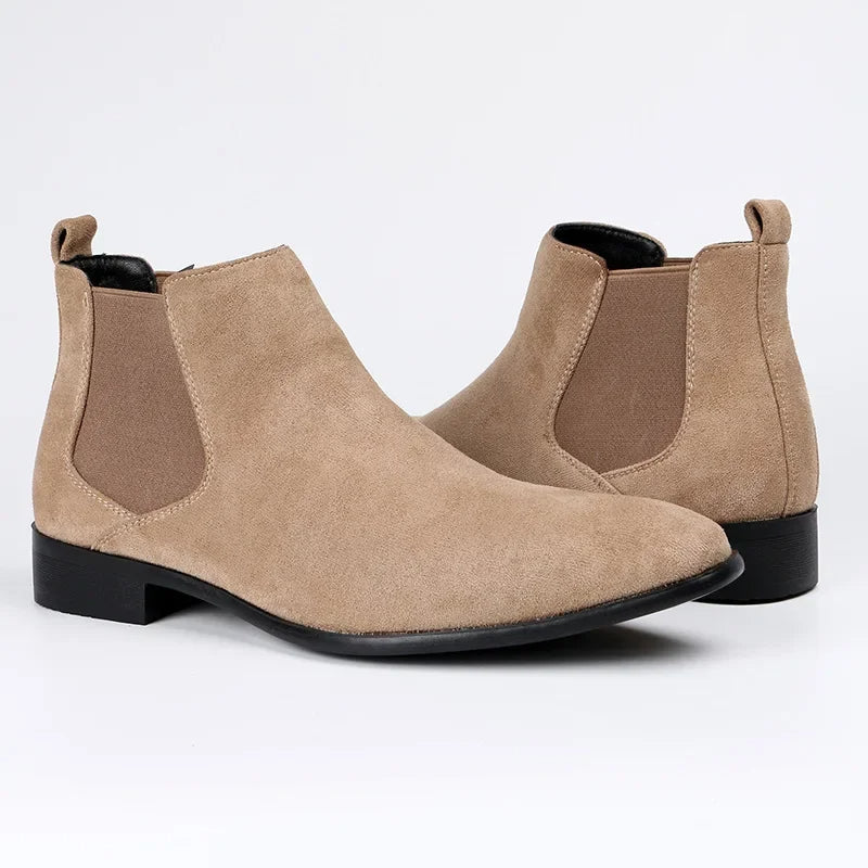 Bottes Chelsea à panneaux élastiques pour hommes
