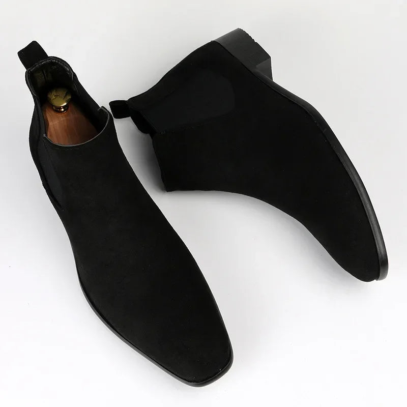 Bottes Chelsea à panneaux élastiques pour hommes