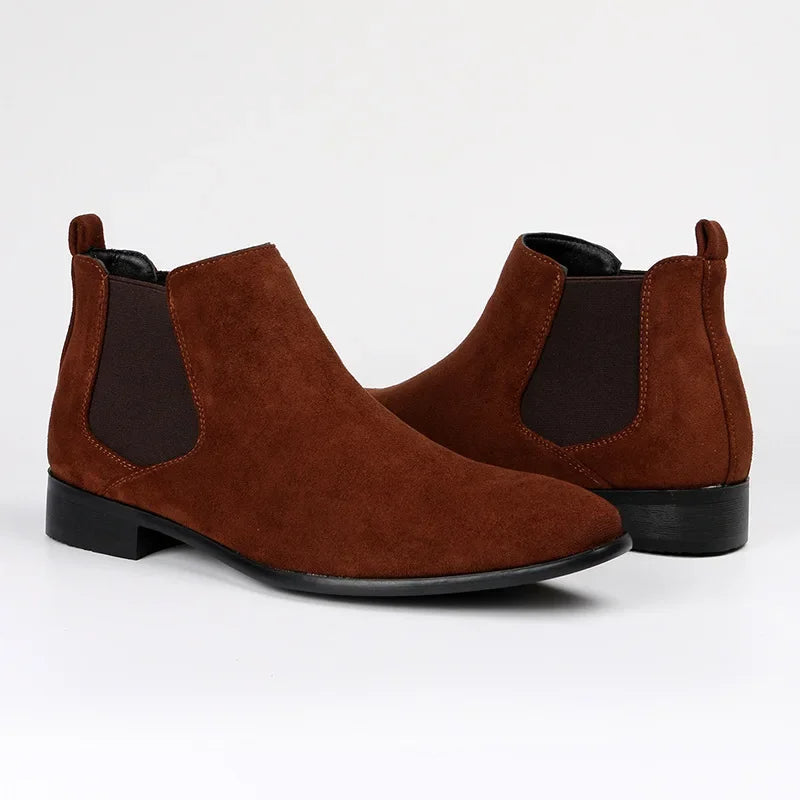 Bottes Chelsea à panneaux élastiques pour hommes