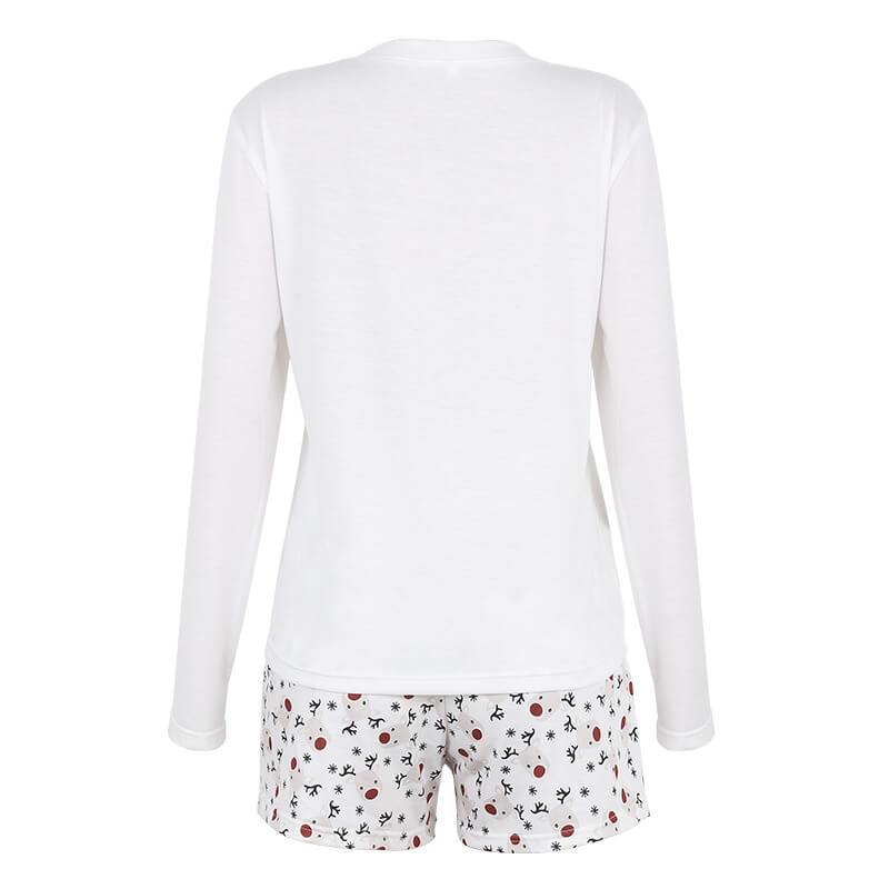 Ensemble pyjamas Imprimé renne de noël
